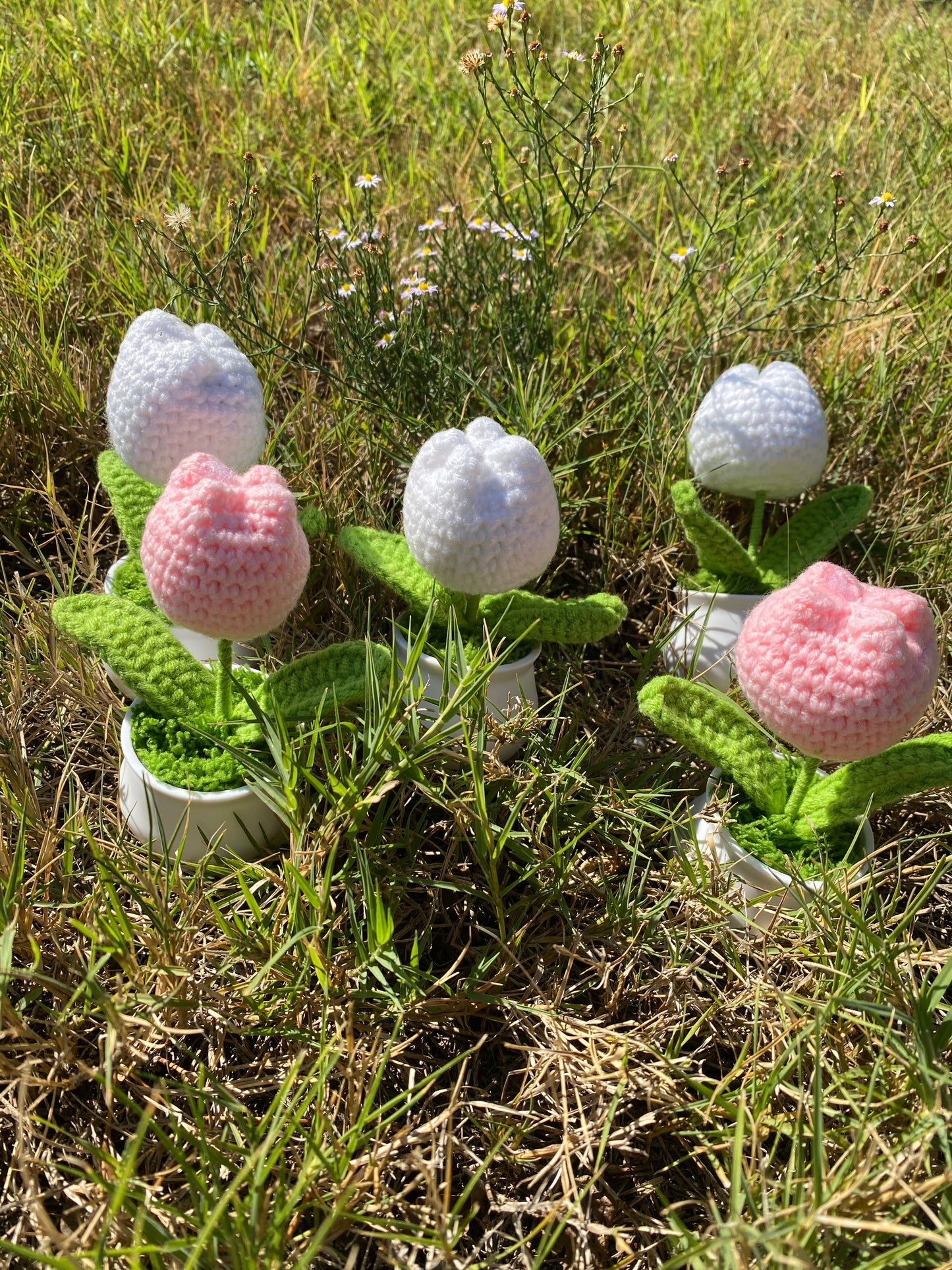 Yarn Flower Pot