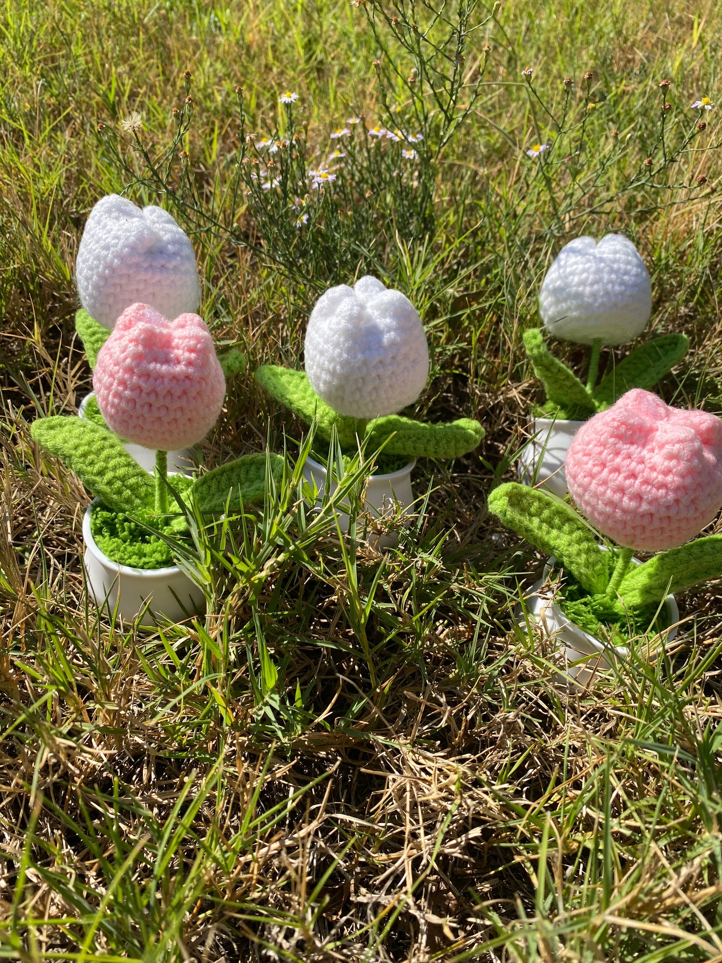 Yarn Flower Pot