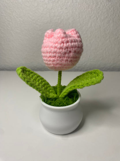 Yarn Flower Pot